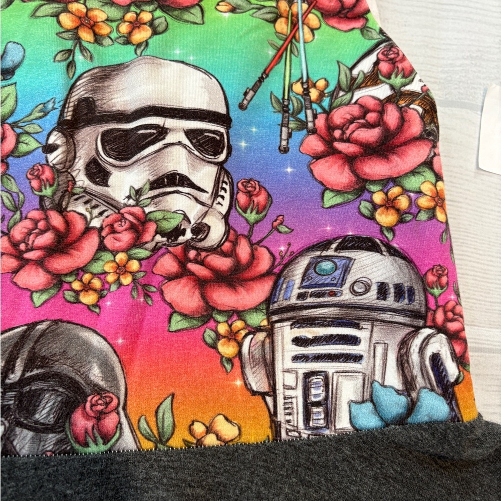 Malia and Kai Kids Floral Star Wars dress - Picture 2 of 4